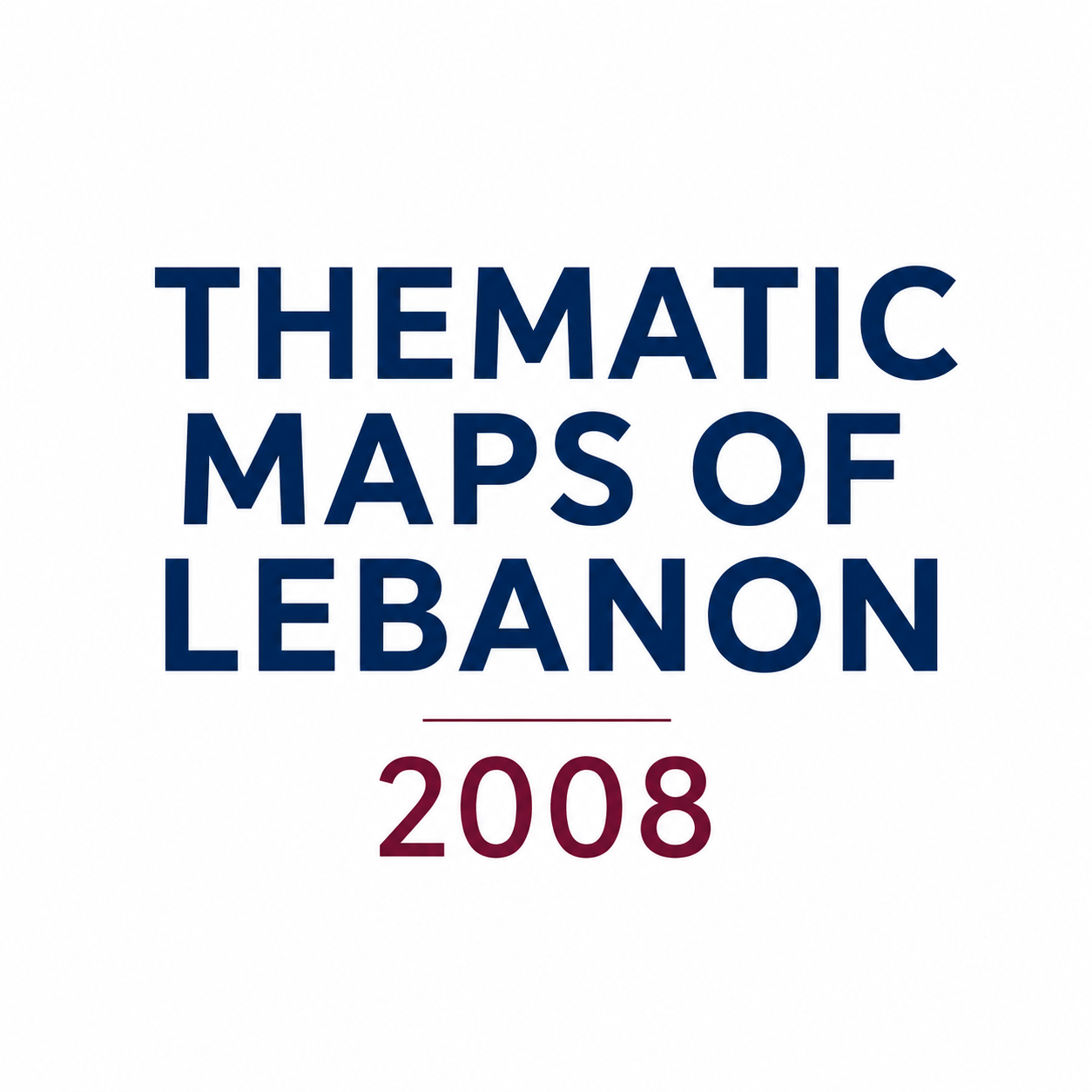 Thematic Maps 2008